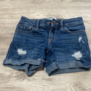 Denim shorts